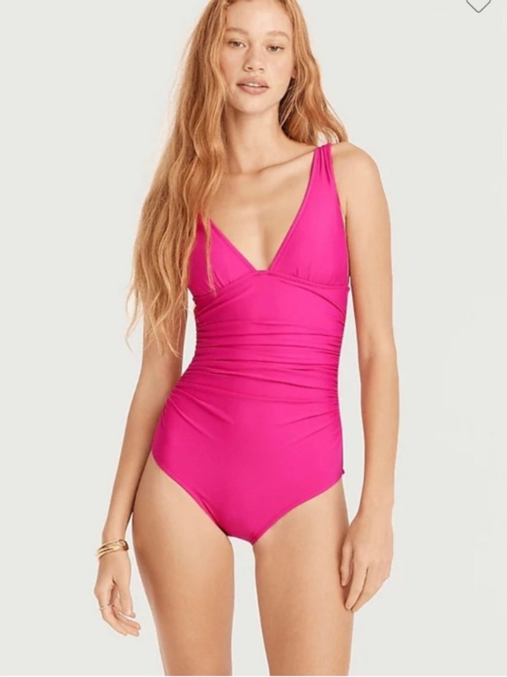 J. Crew Ruched Swimsuit NEW